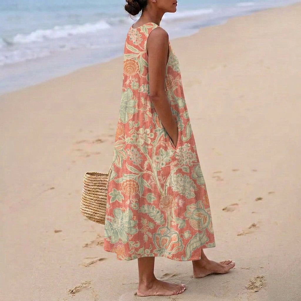 Fátima - Vestido Floral Retro