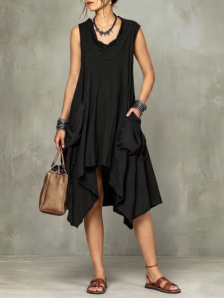 Nerea | Vestido Maxi en Capas con Tul Burdeos y Manga Transparente