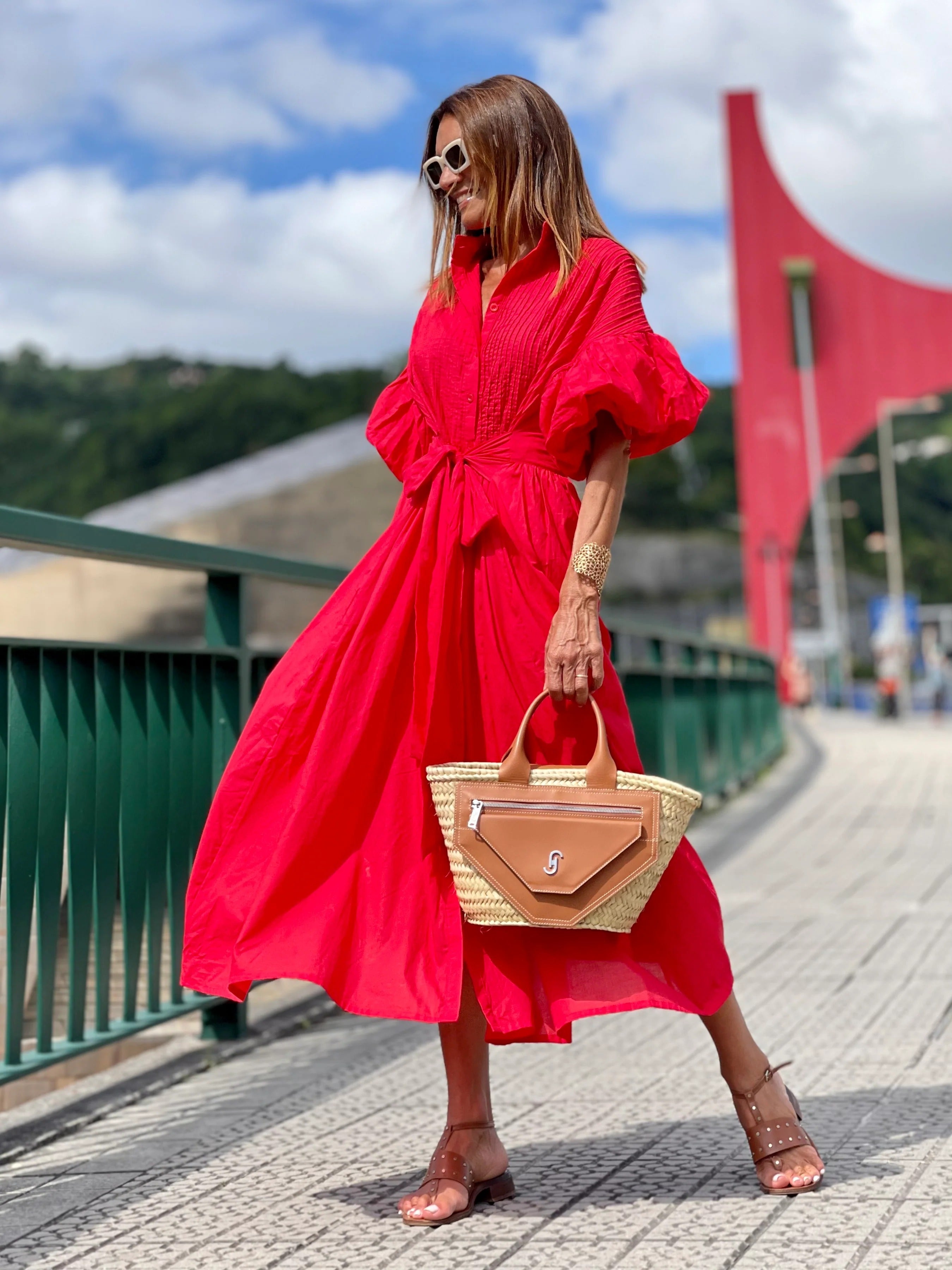 Vestido Celia — Elegancia Atemporal en Algodón Egipcio